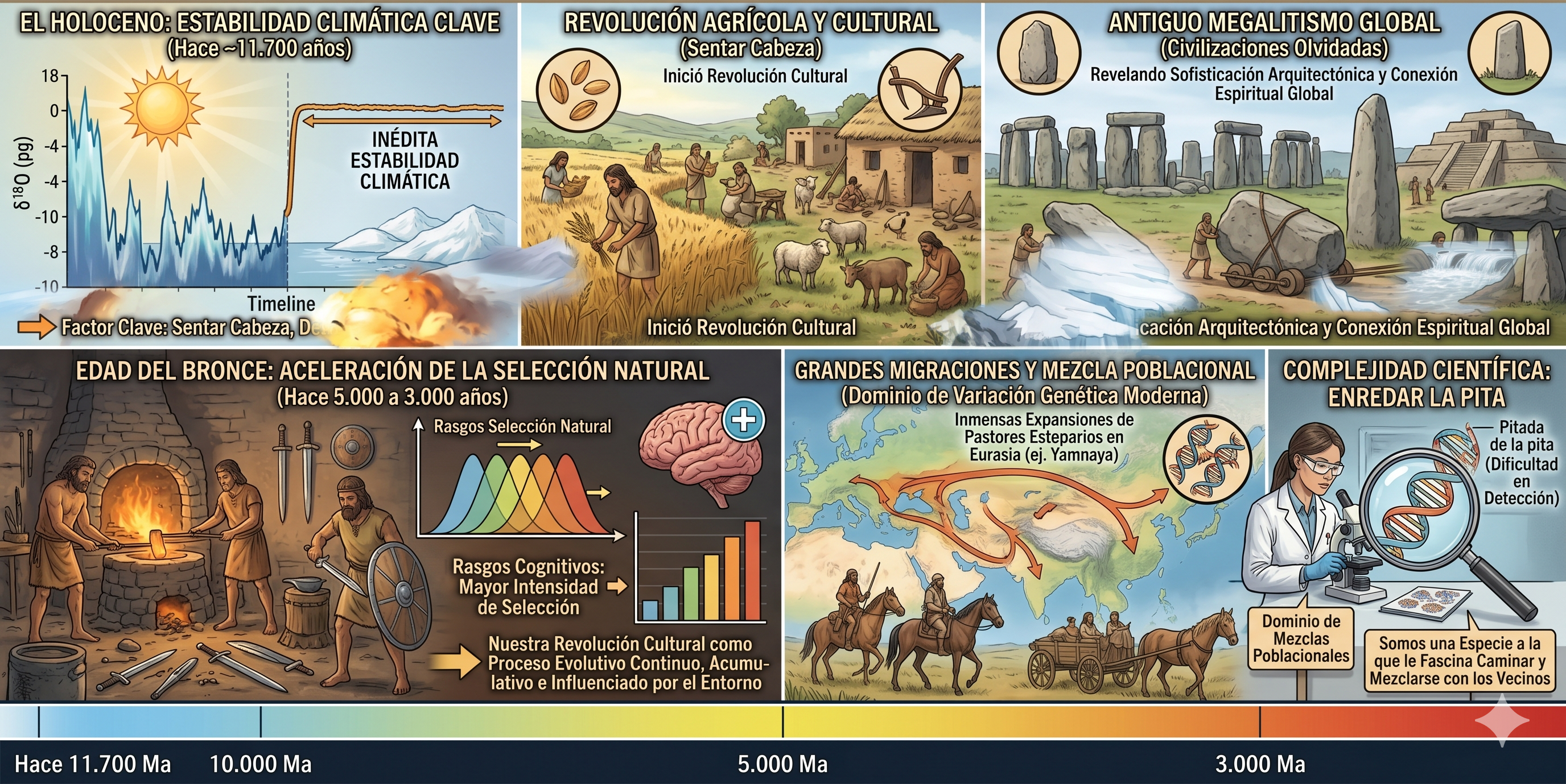 Hace 11.700 a 3.000 años